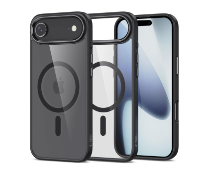 Etui / obudowa na smartfona Tech-Protect Magmat Magsafe do Iphone 17 Air Black/Clear